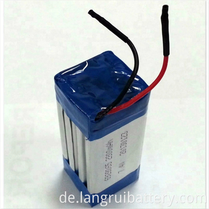 OEM wiederaufladbarer Li-Polymer-Akku 7,4 V 1800mah